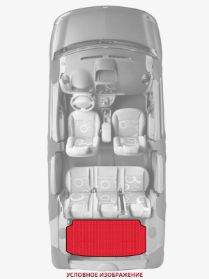 ЭВА коврики «Queen Lux» багажник для Peugeot 5008